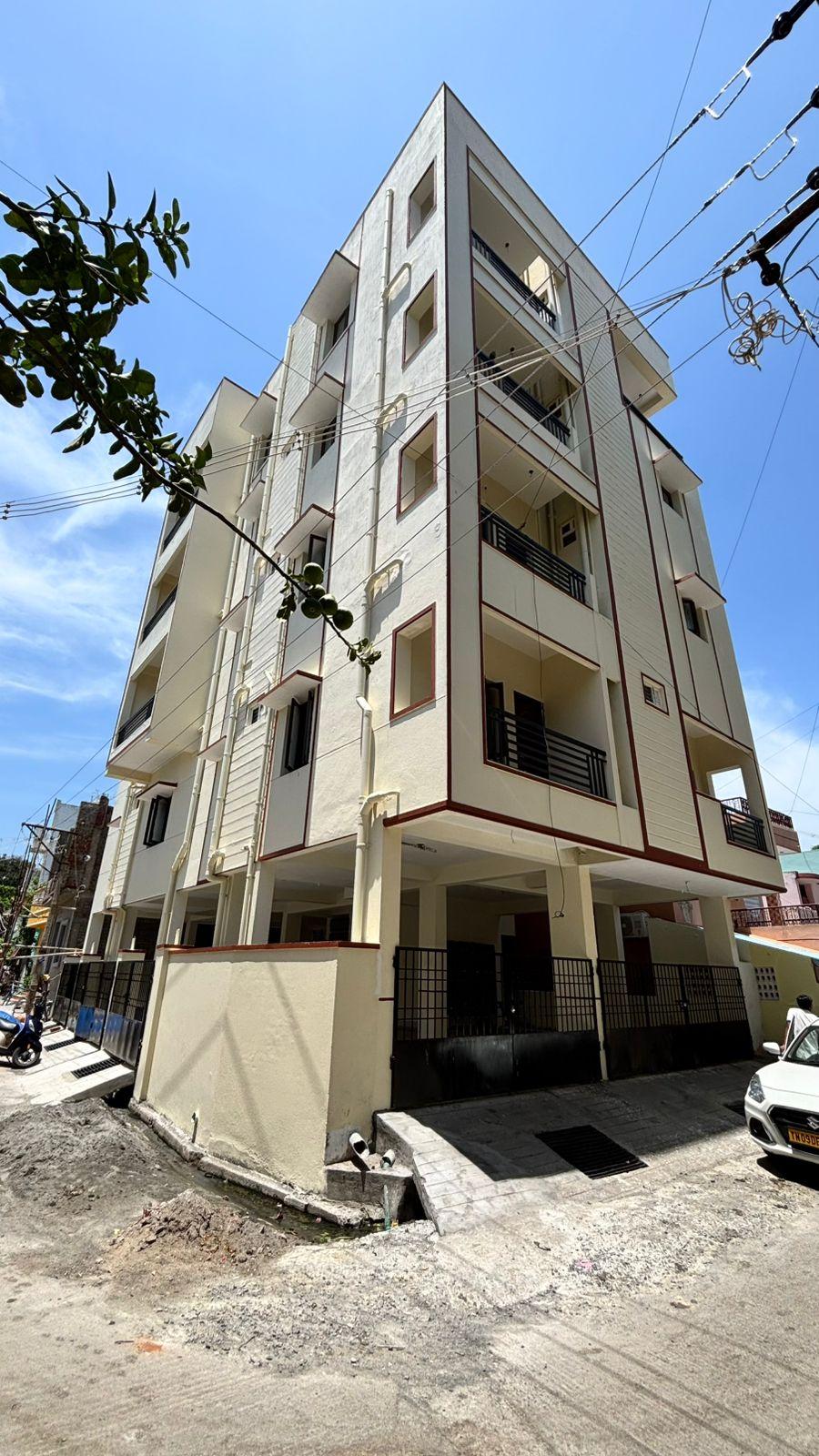 01 elevation - 2 BHK Apartment in Krishna Nagar in Krishna Nagar