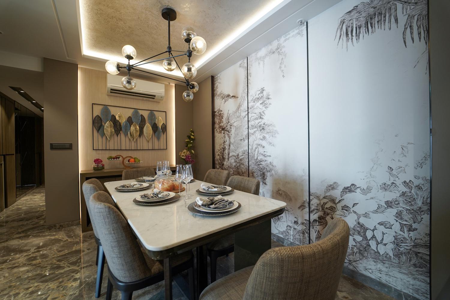 03 dining area - 4 BHK Luxury Apartments by Nahar Group in Adyar