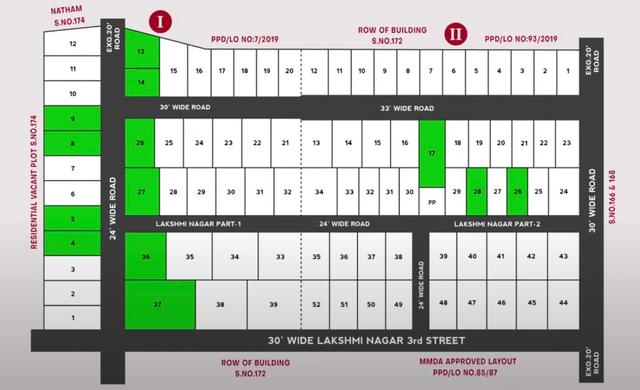 01 site plan - CMDA Plots on NH45 in Vandalur - Perungalathur