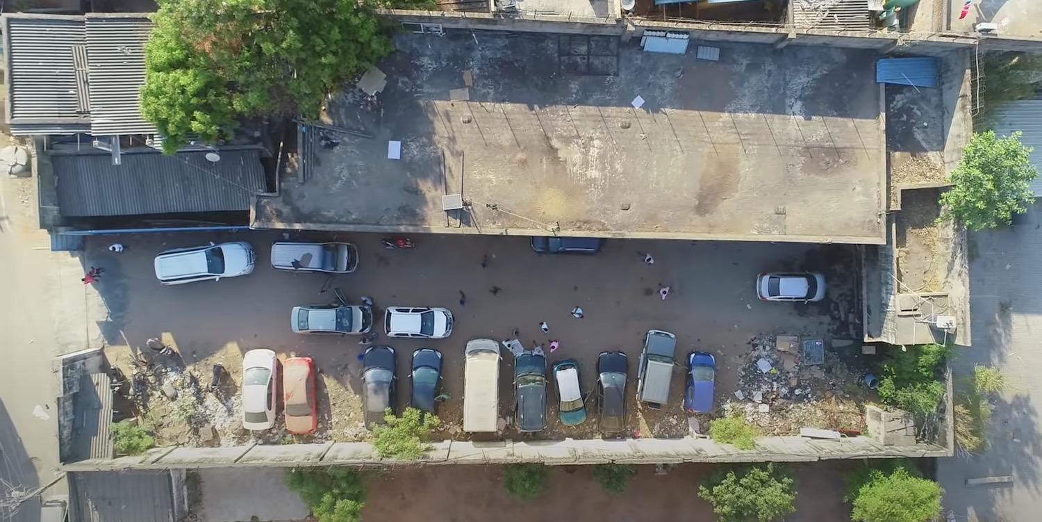 04 drone top view zoomed - Commercial Land on GST Road in Chromepet