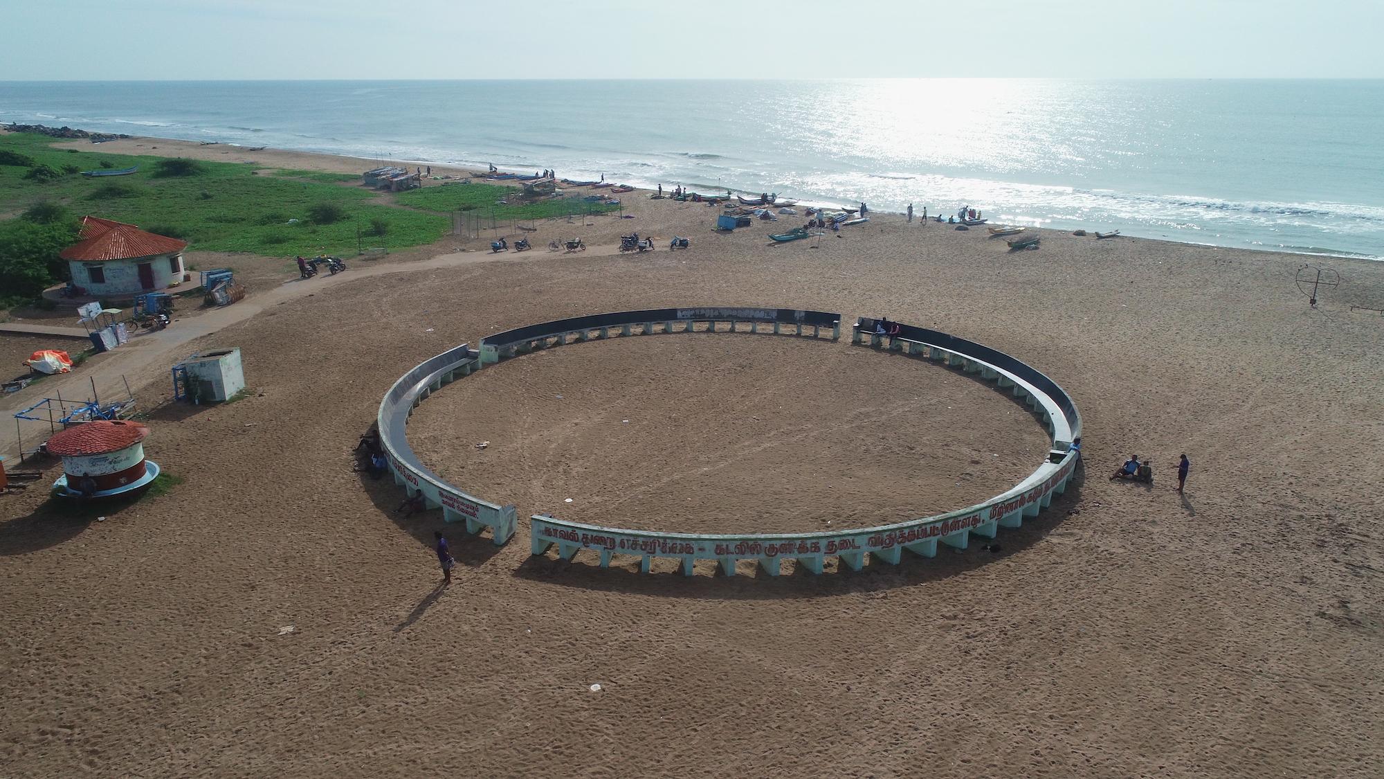 04 dron view surroundings - Land with Beach View in Cuddalore Beach