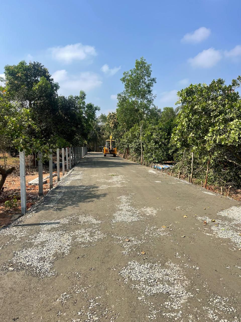 03 approach road - Residential Plots at Auroville in Bommayapalayam - Auroville