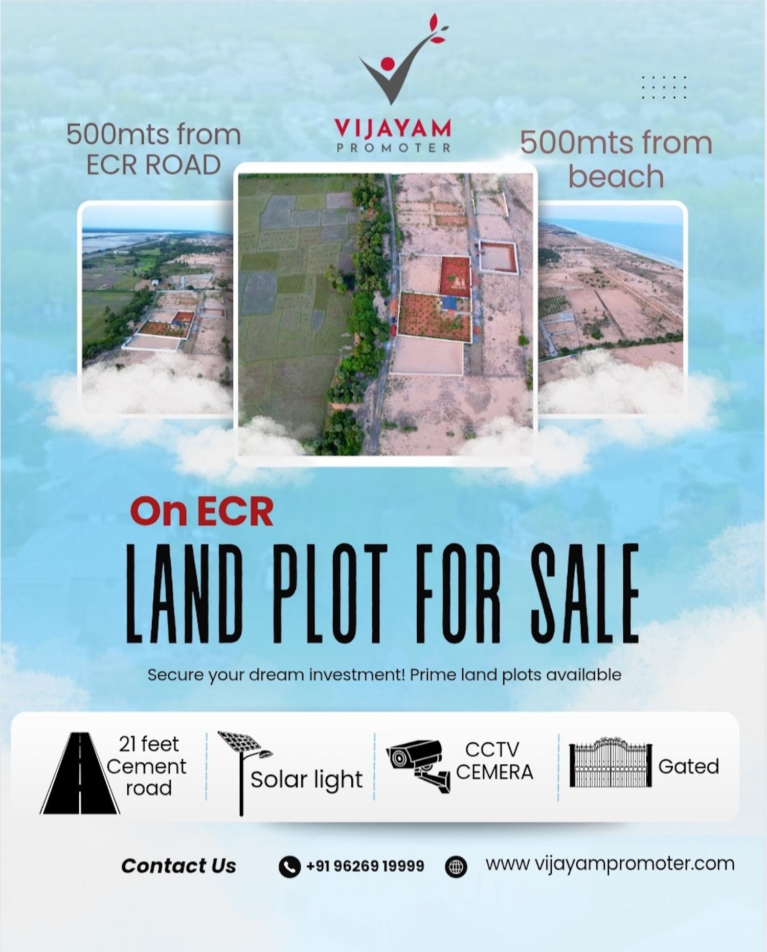 004 promo banner - Beach Plots near Marakanam in Marakanam - ECR