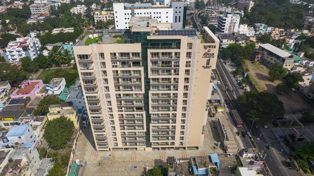 01 apartment elevation - 4 BHK Luxury Apartments by Nahar Group in Adyar