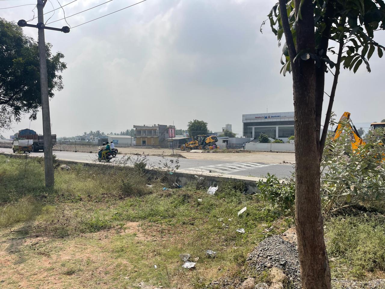 04 site frontage - Commercial property on Attur Bypass in Attur - Salem