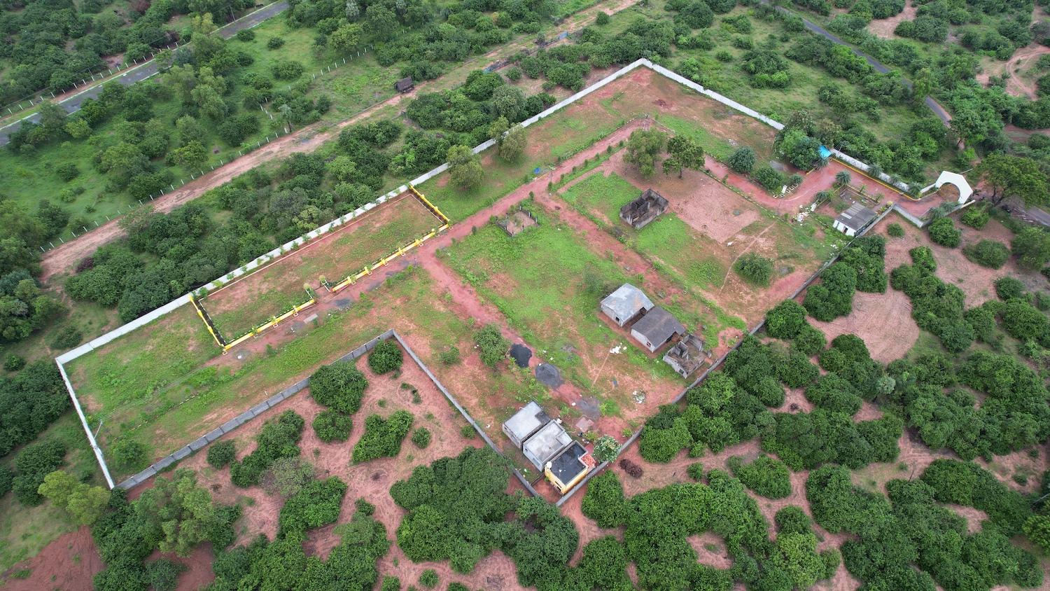 03 view from plotJPG - Farm Land Plots besides PEC in Mathur - Auroville Road
