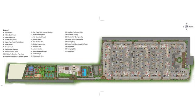 01 site plan - Premium Apartments by Casagrand in Perumbakkam - Sholinganallur